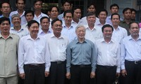 Tổng Bí thư Nguyễn Phú Trọng thăm và làm việc tại tỉnh Đồng Tháp