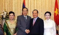 Tổng Bí thư, Chủ tịch nước CHDCND Lào thăm Thành phố Hồ Chí Minh