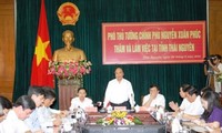 Phó Thủ tướng Nguyễn Xuân Phúc làm việc tại Thái Nguyên