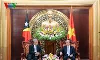 Chủ tịch Quốc hội Nguyễn Sinh Hùng tiếp Thủ tướng Timor Leste