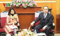 Chủ tịch Ủy ban Trung ương Mặt trận Tổ Quốc Việt Nam tiếp đại diện UNDP tại Việt Nam