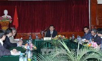 Chủ tịch nước Trương Tấn Sang làm việc với Ban Quản lý Khu công nghệ cao Hòa Lạc 