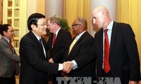Chủ tịch nước Trương Tấn Sang tiếp đại diện Tập đoàn Dầu khí Exxonmobil (Hoa Kỳ) 