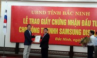 Bắc Ninh trao giấy chứng nhận đầu tư cho dự án 1 tỷ USD 
