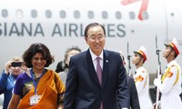 Chủ tịch nước Trương Tấn Sang hội kiến với Tổng thư ký Liên hợp quốc Ban Ki-moon 