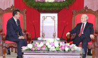 Tổng Bí thư Nguyễn Phú Trọng tiếp Đại sứ CHDCND Triều Tiên