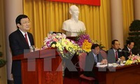 Chủ tịch nước Trương Tấn Sang đánh giá cao kết quả hoạt động của Văn phòng Chủ tịch nước
