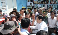 Chủ tịch nước Trương Tấn Sang thăm huyện đảo Lý Sơn, tỉnh Quảng Ngãi
