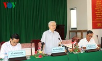 Генсек ЦК КПВ Нгуен Фу Чонг совершил рабочую поездку в провинцию Шокчанг
