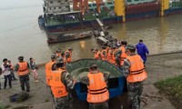 В Китае продолжаются спасательные работы на месте крушения теплохода "Звезда Востока"