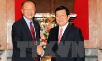 Президент Вьетнама Чыонг Тан Шанг принял президента Всемирного банка