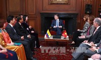 Данг Тхи Нгок Тхинь совершает официальный визит в Республику Колумбия 
