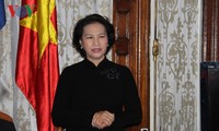 Нгуен Тхи Ким Нган посетила посольство Вьетнама на Кубе