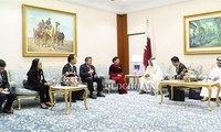 Нгуен Тхи Ким Нган встретилась с председателем Консультативного собрания Катара 
