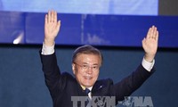 Capres Moon Jae-in mencapai kemenangan dalam pilpres Republik Korea