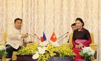 Ketua MN Vietnam, Nguyen Thi Kim Ngan menerima Ketua Parlemen Timor-Leste dan Ketua Majelis Rendah Filipina secara terpisah
