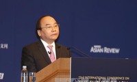 PM Vietnam Nguyen Xuan Phuc menyampaikan pidato pada upacara pembukaan Konferensi ke-23 Masa Depan Asia