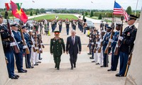 Mendorong hubungan pertahanan  sesuai dengan hubungan kemitraan komprehensif Vietnam-AS