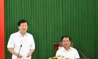 Deputi PM Vietnam, Trinh Dinh Dung melakukan temu kerja dengan Provinsi Quang Ngai