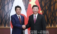 Pimpinan Tiongkok, Jepang dan Republik Korea melakukan pertemuan di sela-sela Konferensi APEC 2017