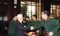 Sekjen KS PKV, Nguyen Phu Trong menghadiri Konferensi Militer Politik