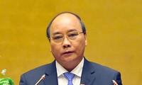  PM Vietnam, Nguyen Xuan Phuc mengkadiri Konferensi evaluasi Bank Negara