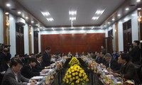 Deputi PM Vietnam, Vu Duc Dam melakukan temu kerja dengan Provinsi Quang Tri
