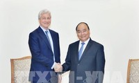 PM Vietnam, Nguyen Xuan Phuc menerima Presiden Grup JP. Morgan (AS)