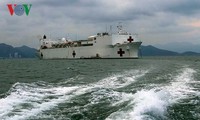 Kapal rumah sakit USNS Mercy ikut serta pada Program Kemitraan Pasifik di Kota Nha Trang