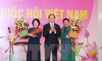 Presiden Viet Nam Tran Dai Quang menerima Kelompok anggota wanita MN angkatan XIV