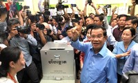 Kamboja mengumumkan hasil sementara pemilu Parlemen