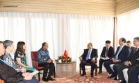 PM Vietnam, Nguyen Xuan Phuc menerima Ketua Kamar Dagang dan Industri Indonesia, Ketua Perusahaan Nikko (Indonesia) serta Presiden Grup Ciputra