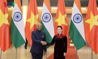 Ketua MN Vietnam, Nguyen Thi Kim Ngan mengadakan pertemuan dengan Presiden India, Ram Nath Kovind
