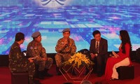 Direktorat Penjaga Perdamaian Vietnam menyelenggarakan temu muka “Sayap-sayap burung perdamaian”