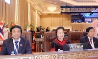 Ketua MN Vietnam, Ibu Nguyen Thi Kim Ngan tiba di Qatar, menghadiri Upacara pembukaan IPU-140