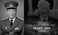 Pimpinan negara-negara mengirim surat belasungkawa kepada pimpinan Partai, Negara, Pemerintah, rakyat Vietnam dan keluarga mantan Presiden, Jenderal Le Duc Anh