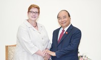 PM Vietnam, Nguyen Xuan Phuc menerima Menlu Australia Marise Payne