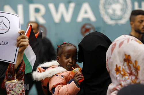 Berbagai negara berkomitmen memberikan bantuan sebanyak 110 juta USD untuk pengungsi Palestina
