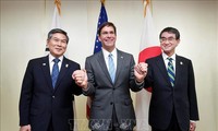 AS menyambut upaya Jepang dalam kerjasama trilateral dengan Republik Korea