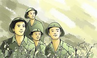 Beberapa lagu yang memuliakan para prajurit Tentara Rakyat Vietnam