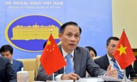 Konferensi online antara dua Sekjen Badan Pengarahan tentang kerjasama bilateral Vietnam-Tiongkok