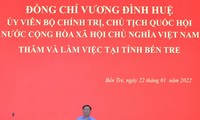 Ketua MN Vuong Dinh Hue: Provinsi Ben Tre Perlu Bangkitkan Semangat Pemberontakan Dalam Pengembangan  Sosial-Ekonomi