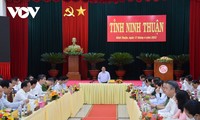 PM Pham Minh Chinh Lakukan Sidang Kerja Dengan Pimpinan Teras Provinsi Ninh Thuan