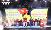 Upacara Pemberangkatan Kontingen Olahraga Vietnam Peserta SEA Games 32