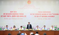 Konferensi Pers Program Persidangan ke-5 MN Vietnam Angkatan XV