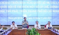Gelar dengan Efektif Semua Mekanisme dan Kebijakan Khusus, Ciptakan Terobosan dalam Pengembangan Kota Ho Chi Minh