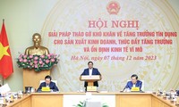 PM Pham Minh Chinh Pimpin Konferensi Mengatasi Kesulitan Modal bagi Perekonomian