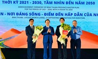Deputi PM Vietnam, Tran Hong Ha Menghadiri Upacara Pengumuman Perancangan Provinsi Binh Thuan