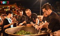 International chefs test their skills of cooking Cao Lau 