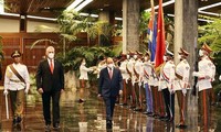 President Nguyen Xuan Phuc welcomed in Cuba  ​